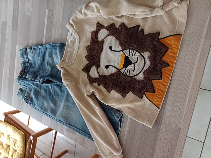 jeans et polo manches longues pour garçons Taille 2 ans