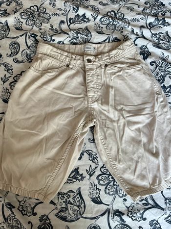 Short blanc cassé