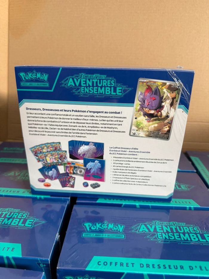 Lot de 10 ETB Pokémon Aventure ensemble Ev9.0 - photo numéro 5