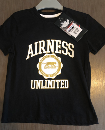 tee shirt garcon manches courtes airness 6 ans