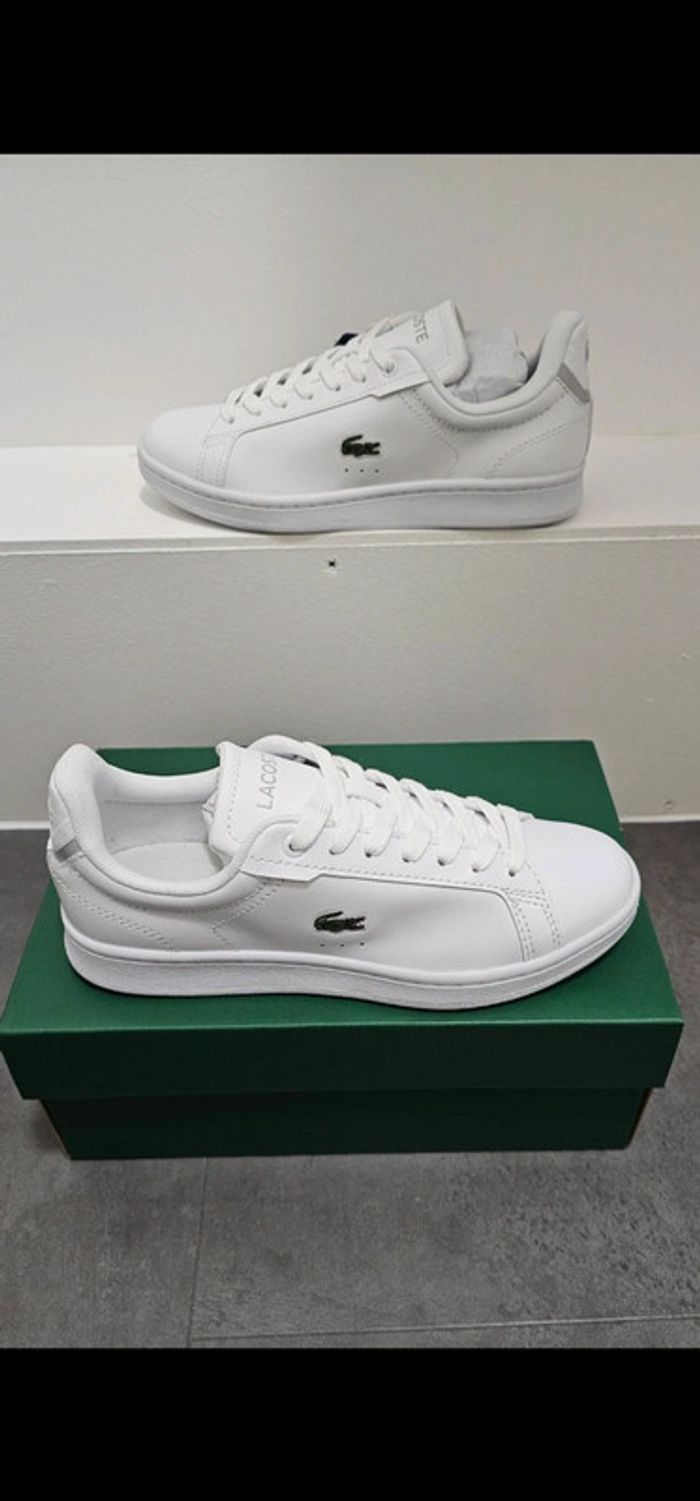 Basket lacoste blanche - photo numéro 3