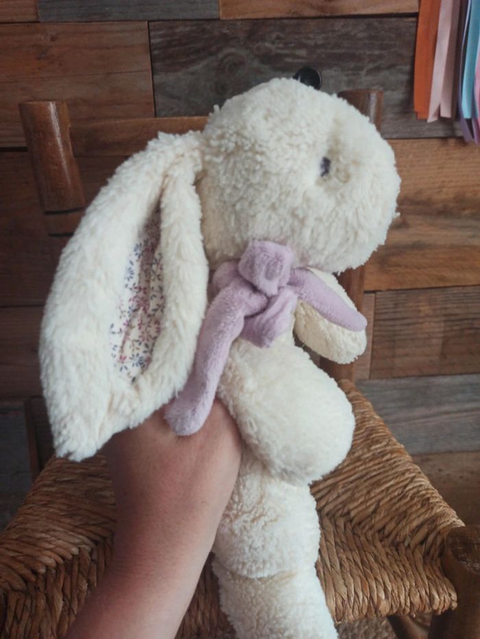 Peluche lapin Jacadi liberty tbe - photo numéro 4