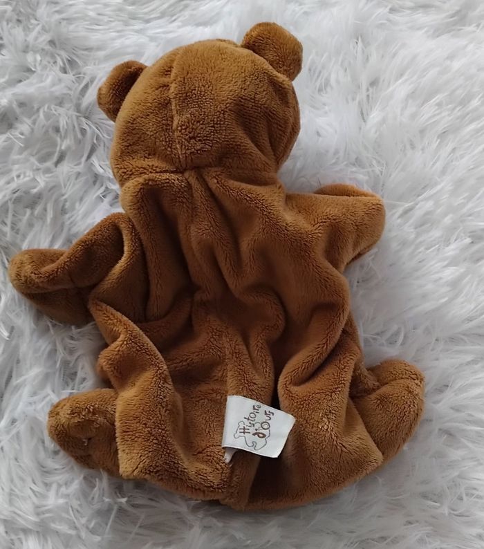 Doudou marionnette ours marron- Histoire d'Ours - photo numéro 2