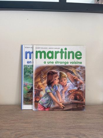 Lot livre Martine