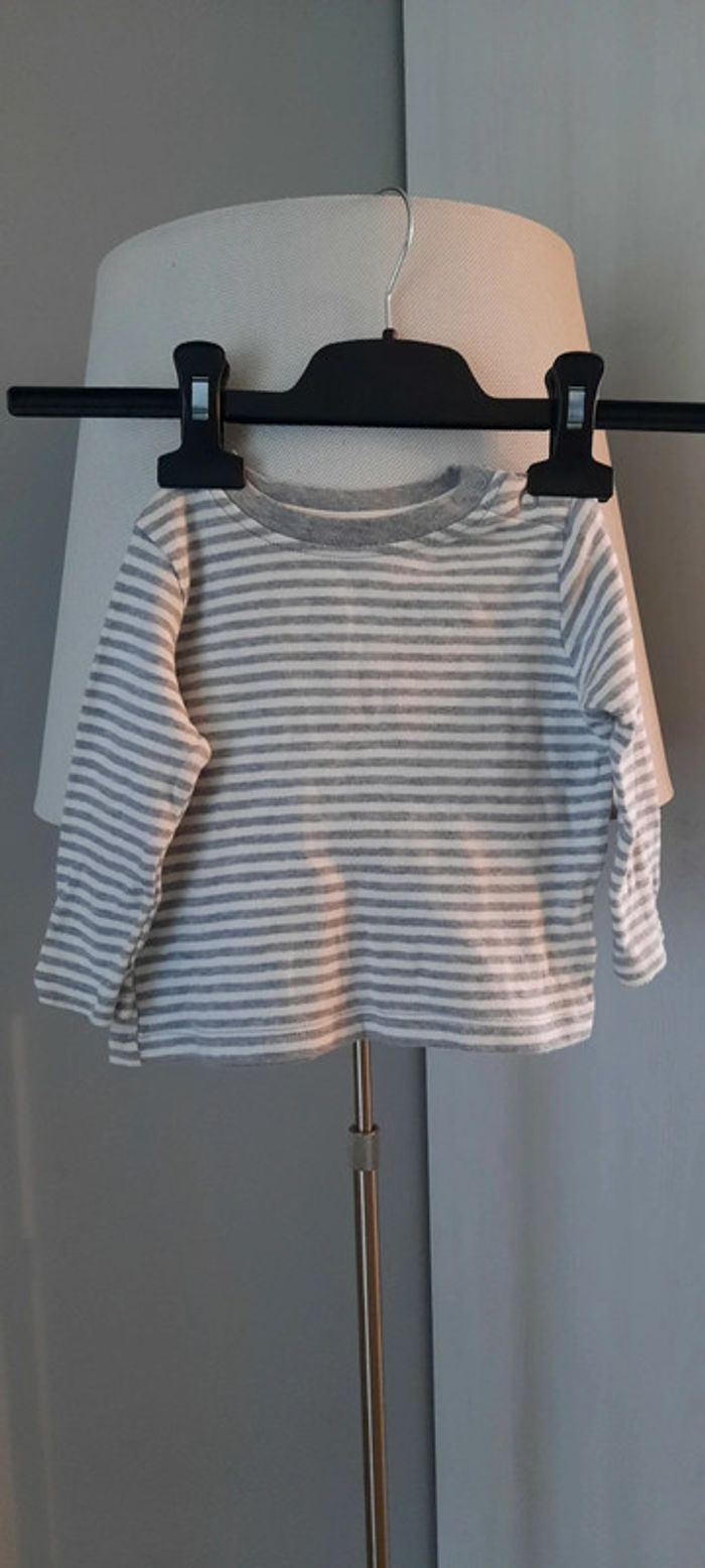 Lot de 4 Tee-shirt manches longues 3/6 mois - photo numéro 5