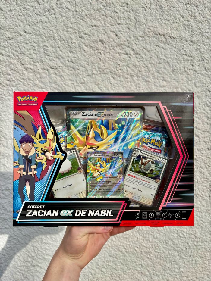 Lot de 6 Coffrets Pokémon Zacian EV9 - photo numéro 2