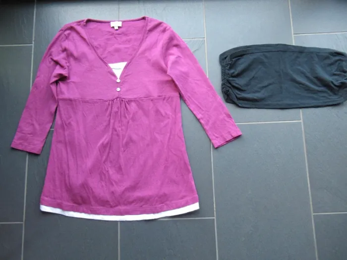 Lot 8 vêtements grossesse / maternité 38 / 40 / M + don de vêtements - photo numéro 6