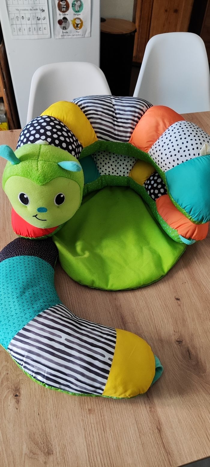 Coussin d'apprentissage chenille/neuf - photo numéro 3