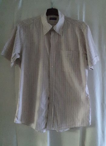 Chemisette à petits carreaux sur fond blanc – Wesley – T 3