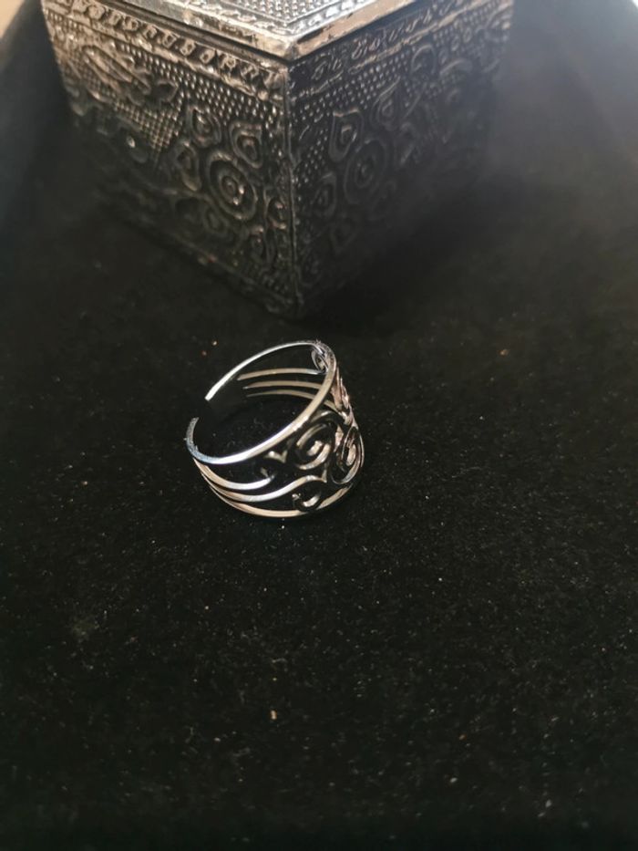 Bague spirituelle motifs triskell T9 - photo numéro 4