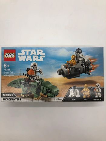 Lego star Wars 75228 escape pod vs dewback microfighters séries 6
