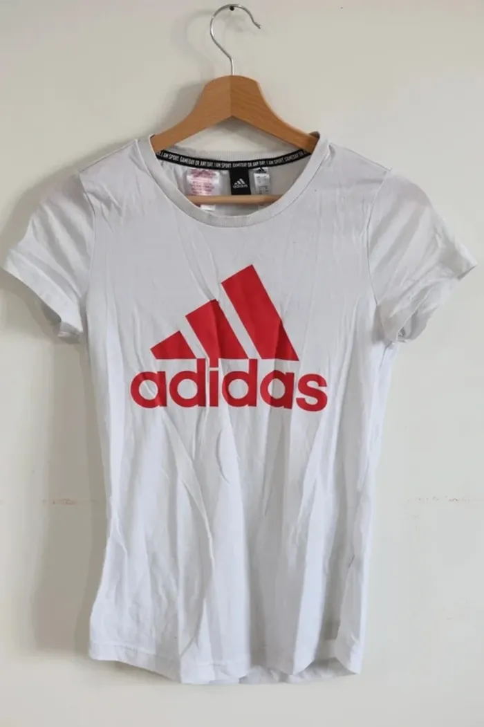 C56 t-shirt blanc Adidas 13-14 ans
