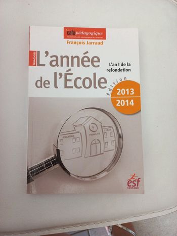 Livre L'année de l'école