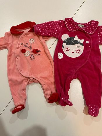 Lot de 2 pyjamas 3 mois