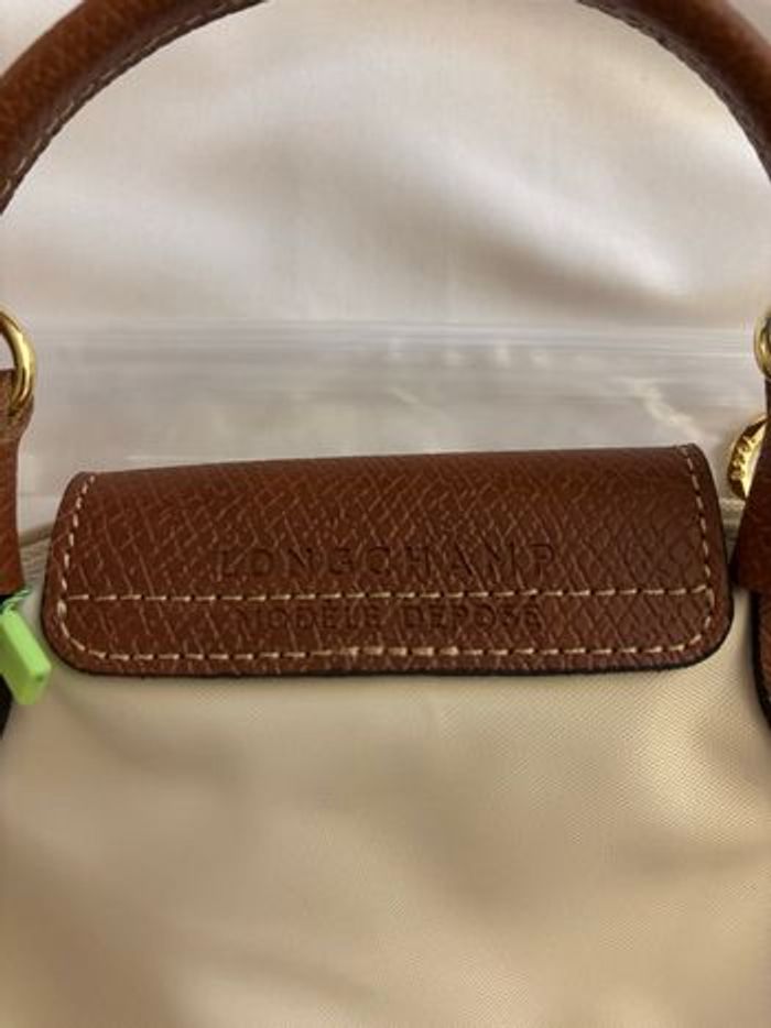 Mini Sac Longchamp couleur crème - photo numéro 2