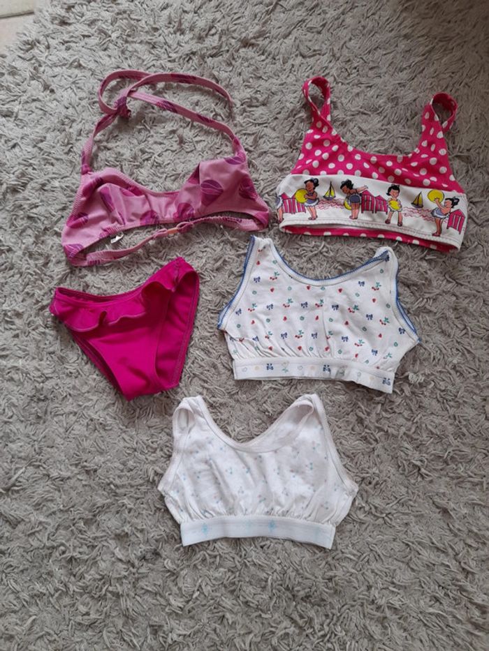 🟩Lot brassière. Maillot bain 2/ 3ans