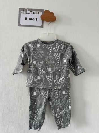 Pyjama léger - taille 6 mois 🌼