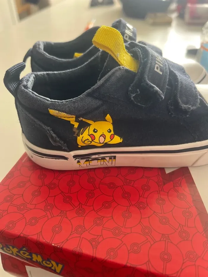 Basket en toile pikachu - photo numéro 4