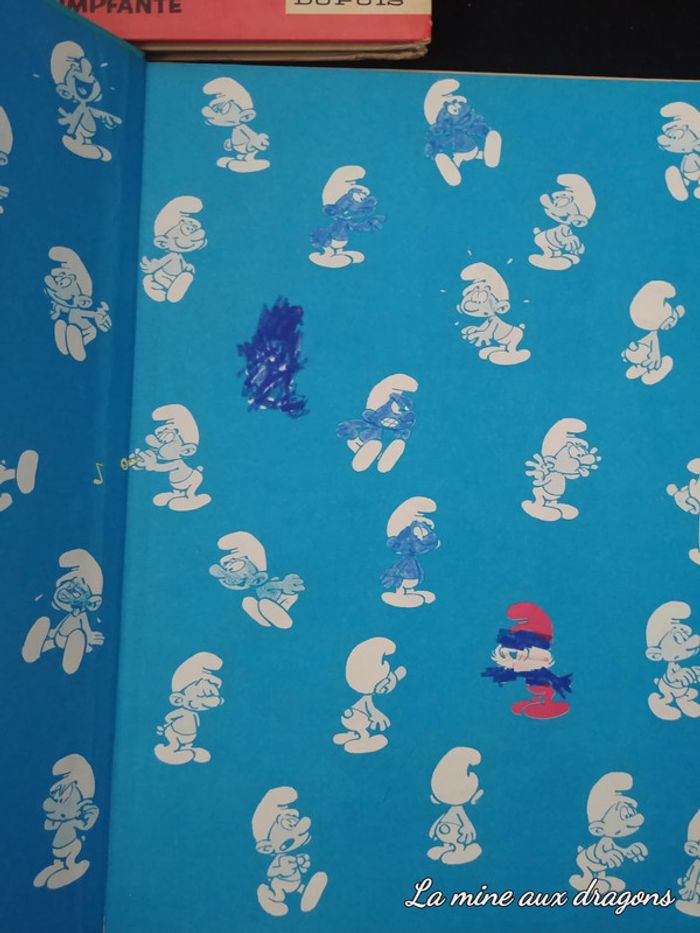 Lot Schtroumpfs Edition Original EO 9 12 13 Bébé vert P'tits BD - photo numéro 5