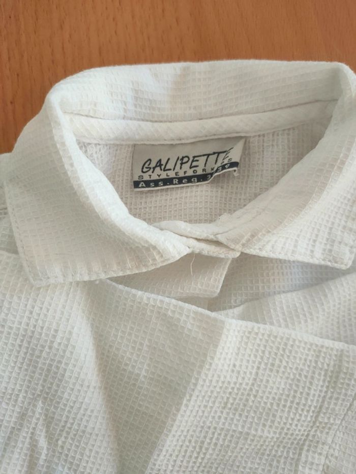 Chemise blanche taille 2 ans blanche galipette - photo numéro 2