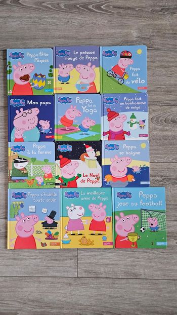 Lot 12 livres Peppa pig