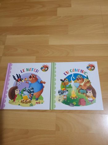 Lot de livres « Le match » et « Le camping »