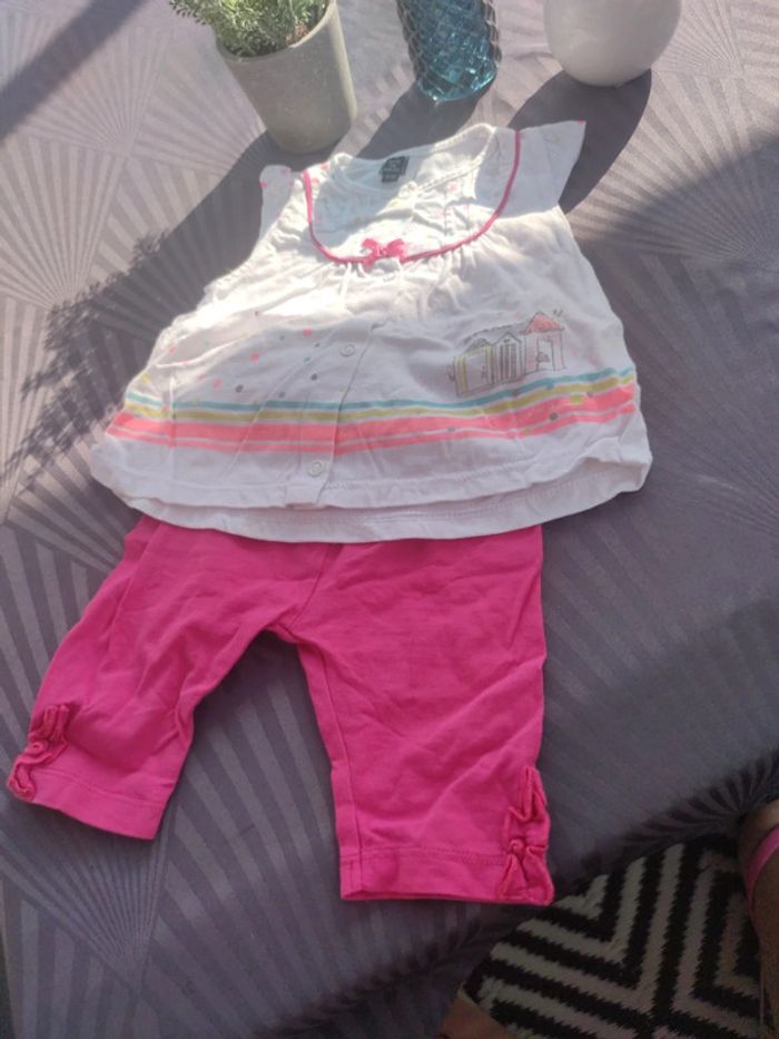 Ensemble legging/tee shirt terre de marins