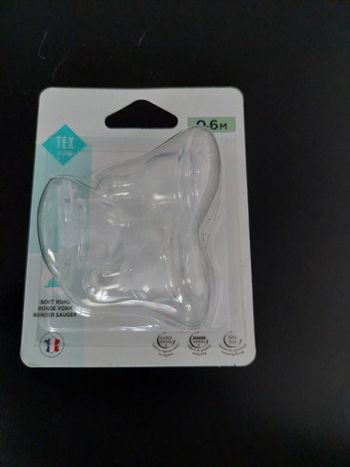 Tétines pour biberon 0/6 mois