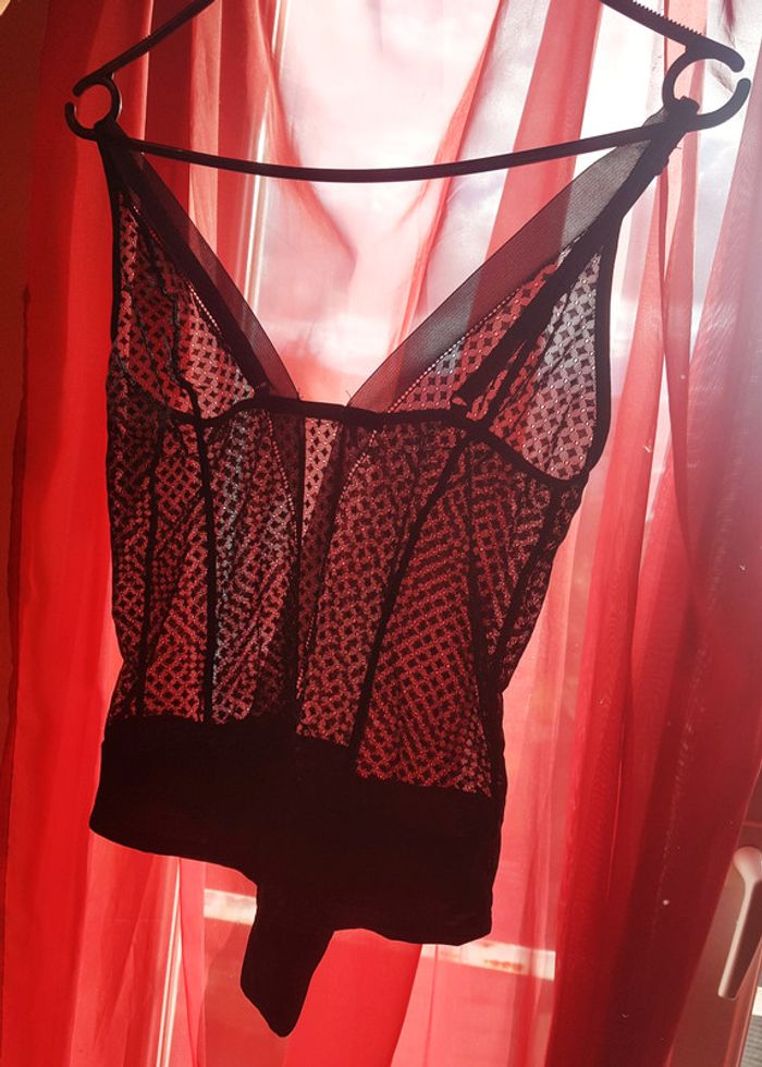 Body sexy dentelle noir - photo numéro 5