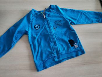 Gilet bleu clair 24 mois