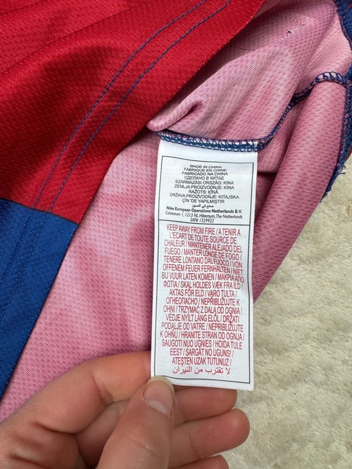 Maillot FC Barcelone 2008/2009 Home Nike Vintage Rare - photo numéro 9