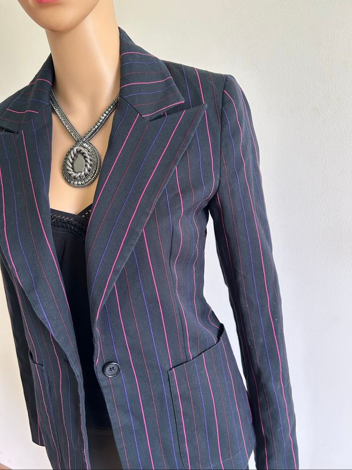 Blazer à rayures Kookai taille française 40 excellent état - photo numéro 4