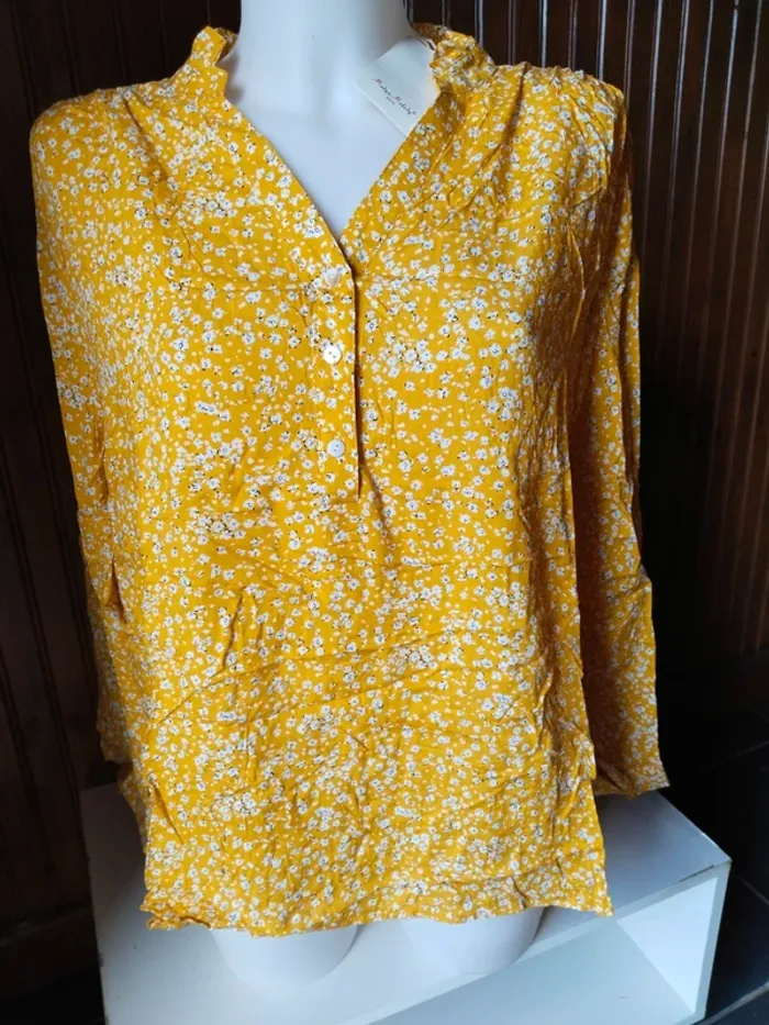 Jolie blouse tunique femme marque Melya Melody taille 46 48 - photo numéro 3