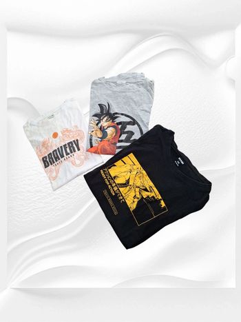 Lot 3 tee-shirt manga