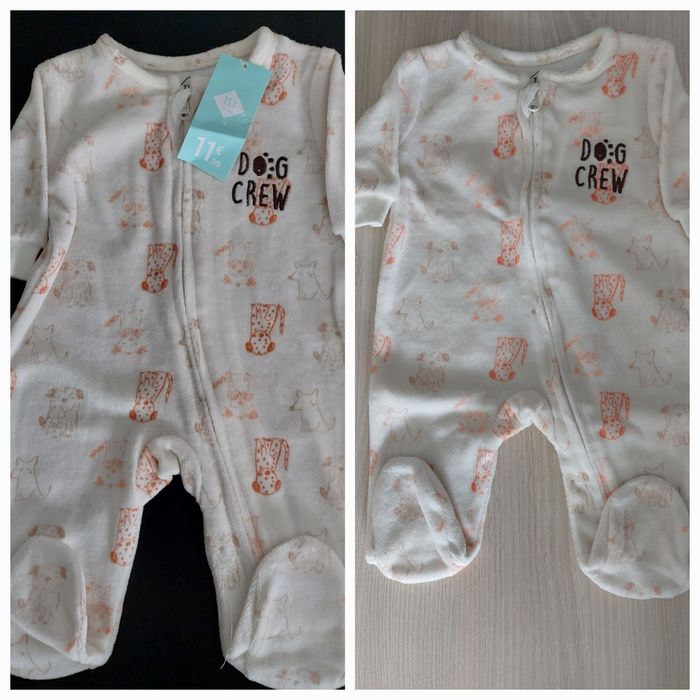 Grenouillère neuve 1 mois fille - photo numéro 2