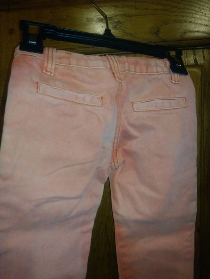 Joli jean IKKS orange et corail taille 12 mois en excellent état - photo numéro 6