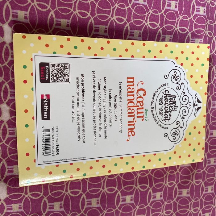 Livre Coeur mandarine tome 3 les filles au chocolat - photo numéro 3