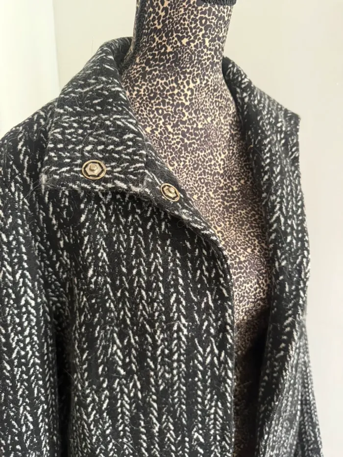 Manteau Trussardi Jeans – Pied-de-poule – Taille 38 – Très bon état - photo numéro 2