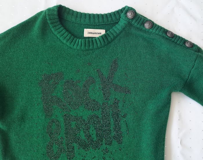 Robe Pull marque Haut de Gamme "Zadig&Voltaire" taille 8 Ans (Laine/Cachemire) - photo numéro 2