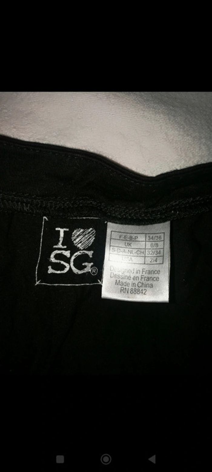 Débardeur long noir taille 34/36 soft grey neuf 3€ - photo numéro 2