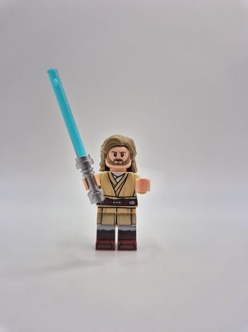 Figurine type lego custom Jedi Obiwan star wars