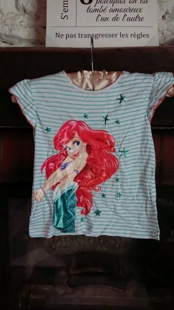 T shirt Ariel 5 ans