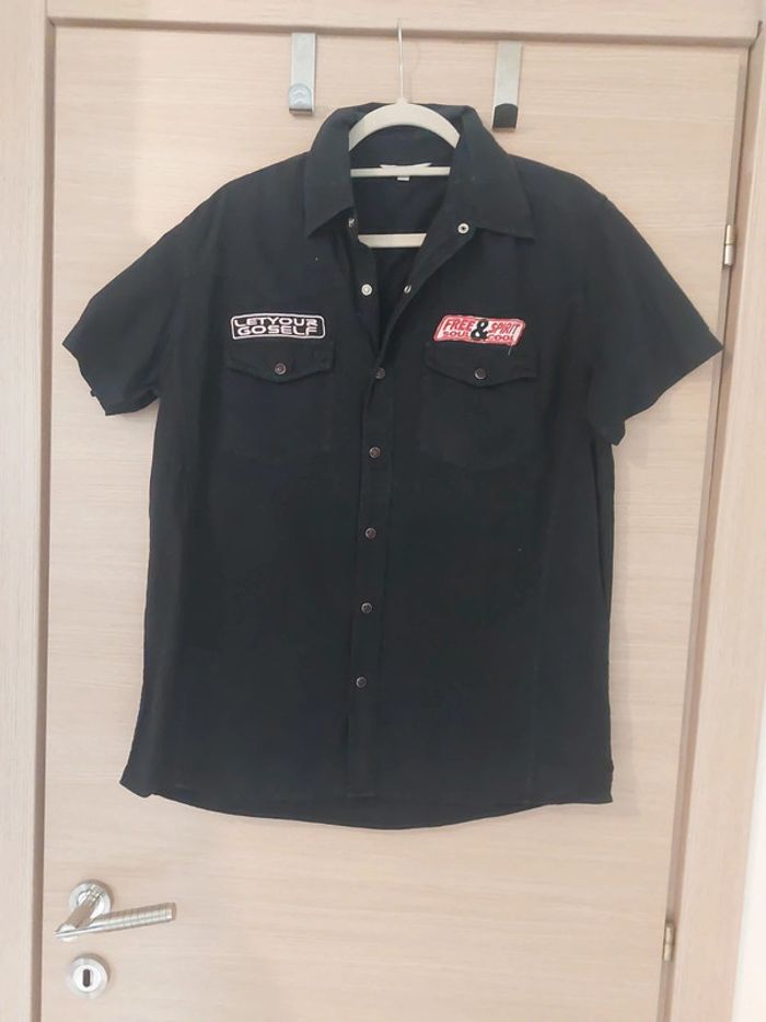 Chemise noire rg512