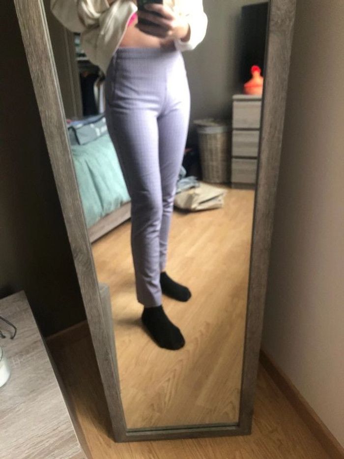 pantalon à carreaux