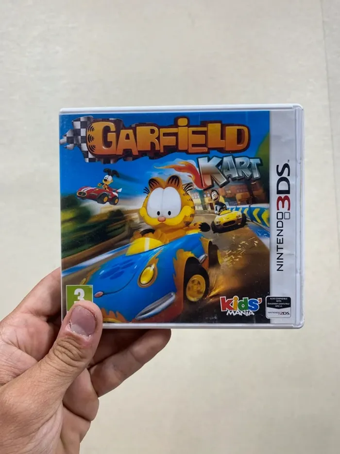 🏁 Jeu Nintendo 3DS – Garfield Kart (version PAL FRA) complet – Très Bon État