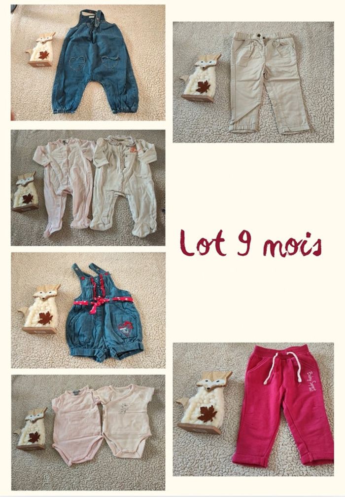 Lot 9 mois printemps été