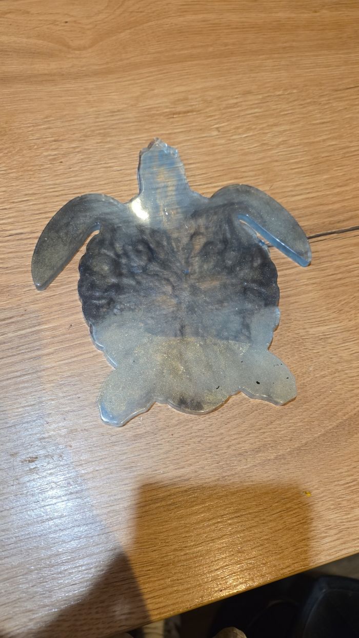 🐢 Dessous de plat tortue en résine – déco originale - photo numéro 2
