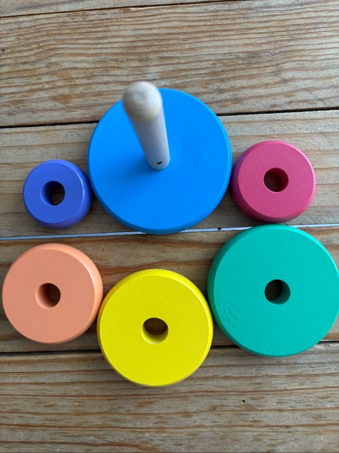 Jeu à empiler en bois - photo numéro 3