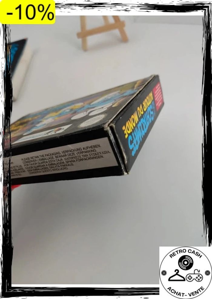 Boîte Les Schtroumpfs Autour Du Monde sur Super Nintendo fah sans jeu sans notice - photo numéro 8
