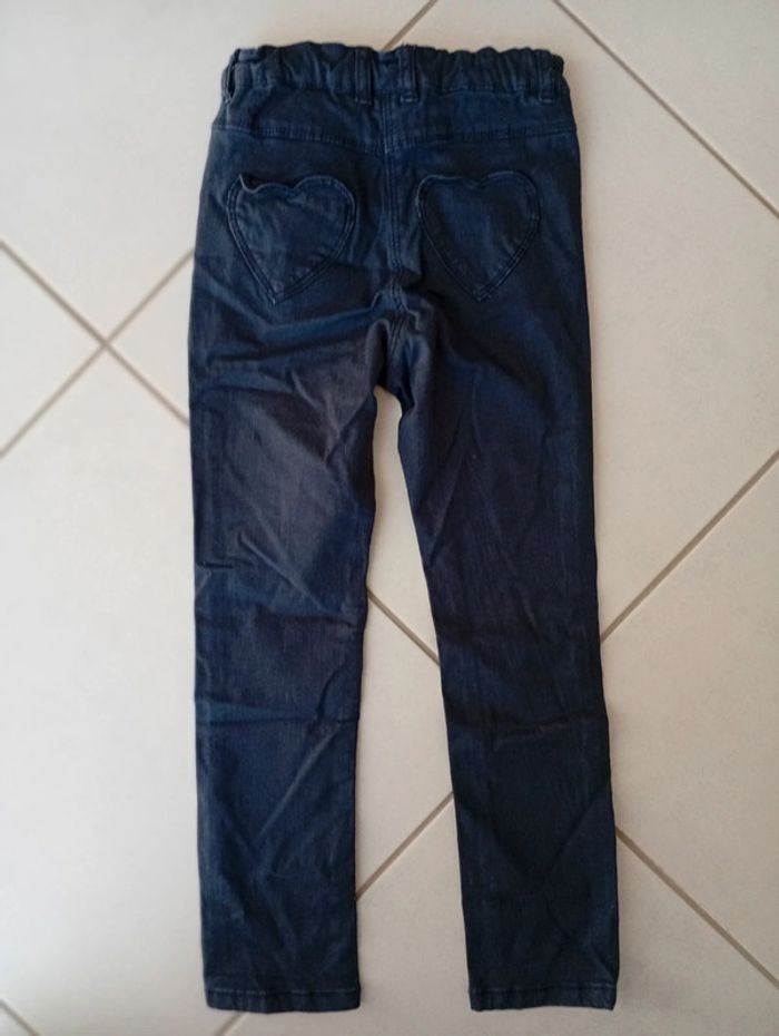 Jean skinny bleu marine Tape à l'oeil taille 6ans - photo numéro 3